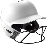 Vista 9 de Mizuno Casco de bateo de sóftbol juvenil F6 Fastpitch con máscara