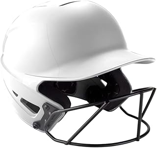 Mizuno F6 Fastpitch Softball Batting Helmet with Mask