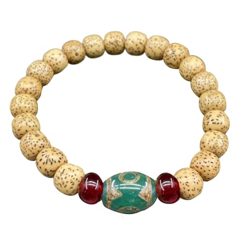Sturdy Plastic Bodhi Bracelet Lightweight Star Moon Beads For Daily Wear