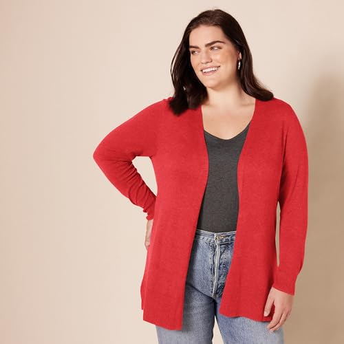 Image of Amazon Essentials Women's Lightweight Long Sleeve Open-Front Cardigan Sweater (Available in Plus Size)