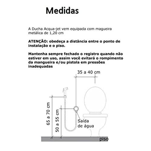 Ducha Higienica Acqua Ajet Nova Gyro (2195-NGY-CR) - Tigre