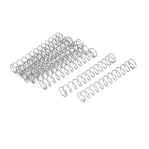 Muelles de compresión de acero 304 de 0.4mmx6mmx40mm para maquetismo y motor