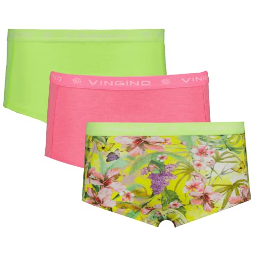 Vingino G222-MULTICOLOR 3PACK G222-PACK DE 3 Multicolores, Light Neon Yellow, 110 Filles Cover