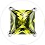 A.August(Peridot)-Princess Cut