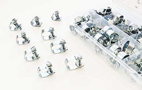Swordfish 32321-73Pc Mini Hose Clamp Fuel Line Hose Clamp Assortment #TOP1