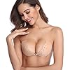Niidor-Sticky-Bra-Breathable-Strapless-Bra-Adhesive-Push-Up-Backless-Bras-for-Women Niidor Sticky Bra, Breathable Strapless Bra Adhesive Push Up Backless Bras for Women(Nude-D)