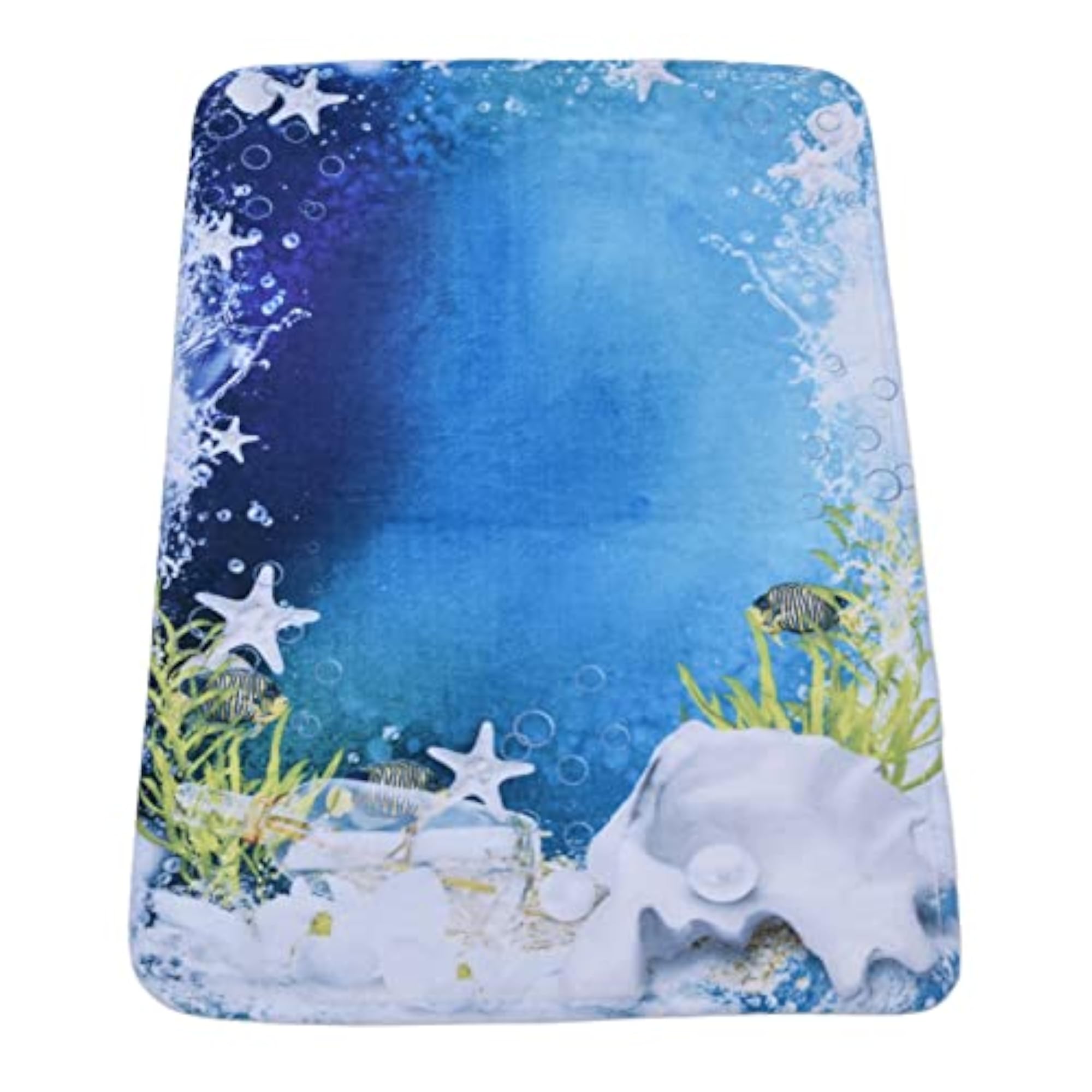 Flannel Carpet, Beautifully Designed Water Absorbing Bathroom Floor Mat