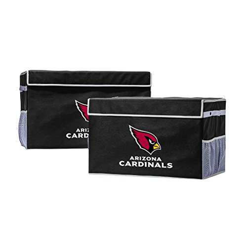 NFL Arizona Cardinals NFL Team Licensed Collapsible Storage Footlocker Bin Smallnfl Team Licensed Collapsible Storage Footlocker Bin Black, Small - image 2