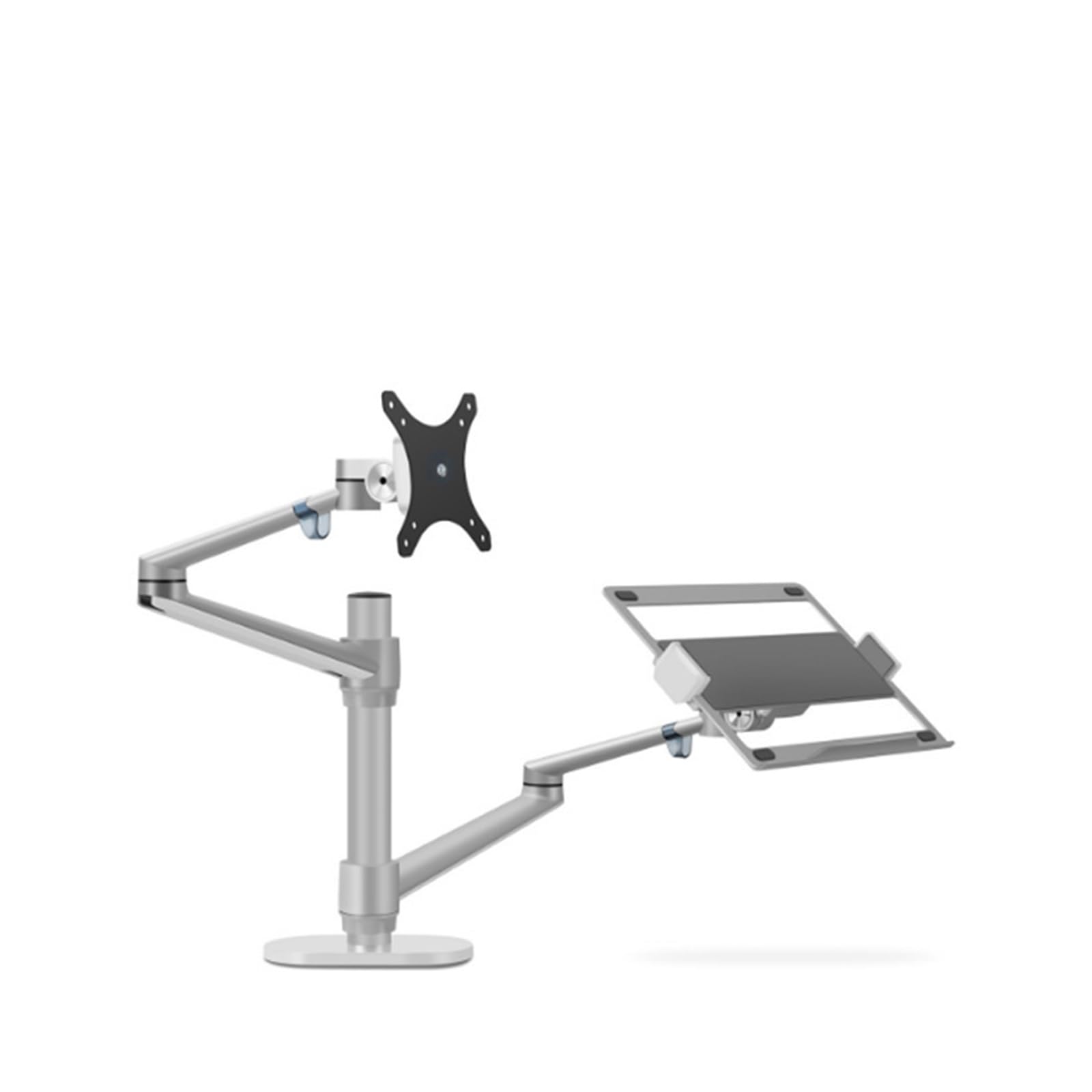 Laptop Stand Tablet Stand Combination Monitor Stand Laptop Support Stand Office Silver