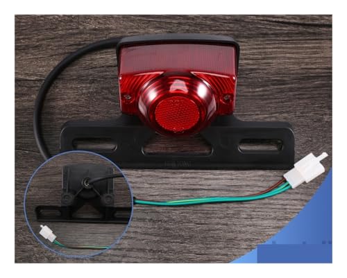 Feu arrière de moto pour Monkey Z50 rouge et modèle KDF Bike n° 012R - 2