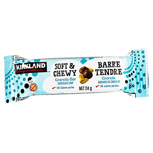 Granola Bars Soft & Chewy | Individually Wrapped Bulk Pack | Made w/ Whole Rolled Oats & Real Semisweet Chocolate Chips | For Every Occasion Office School Snack Party Gift Travel Camp | Plus Muchai Bag & Box (64 Bars Bulk Pack, Chocolate Chip Granola Bars