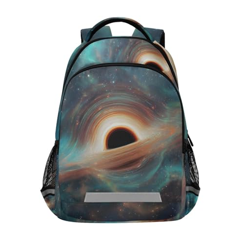 ALAZA Space Galaxy Black Hole Backpack Purse for Women Men Personalized Laptop Notebook Tablet School Bag Stylish Casual Daypack, 13 14 15.6 inch