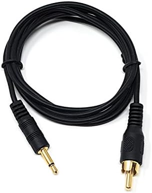 MainCore 2m long 2pin Mono 3.5mm to RCA Single Plug Audio Coax Cable Lead/Gold Contacts (Available in 0.5m, 1m, 1.2m, 2m, 3m) (2m)