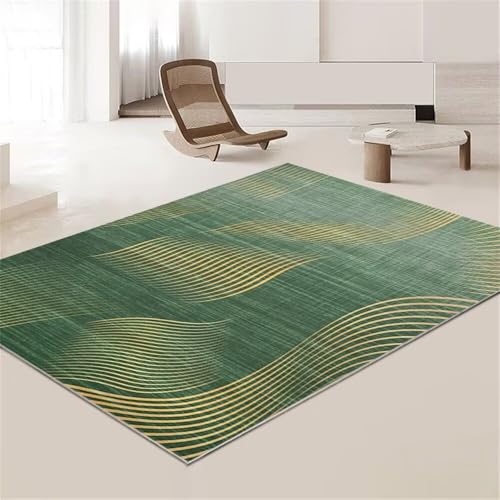 Tapis pas cher au design rayé moderne lavable en machine de dimensions 120x200