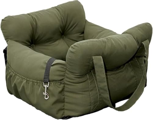 Xiraivke ペット用車用ベッド、犬用安全シート、猫用シート、ペット用輸送ボックス、運転用バッグ、ポータブル、多機能、外出用、車用犬用ベッド