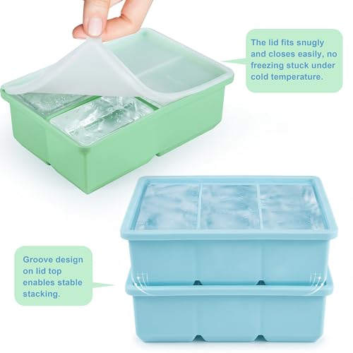 Contenedores de silicona con tapa, 2 unidades miniatura 2