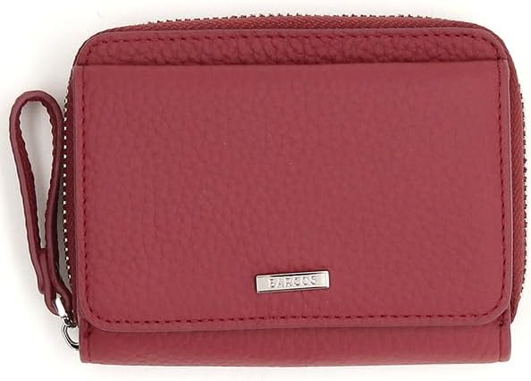 [バルコス] 【BARCOS/バルコス】シュリンクレザー蛇腹ミニウォレット