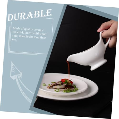 VALICLUD 2 pezzi Gravy Boats in Resistente e Freddo Contenitori per Salse e Condimenti per Cucina e Tavola Facili da e Feste - immagine 4
