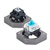 Aluminum Alloy Switch Opener Switch Tester Mechanical Keyboard Keycaps Lubricate Aluminum for Cherry Gateron and Kailh switches with Metal Magnet - Gray