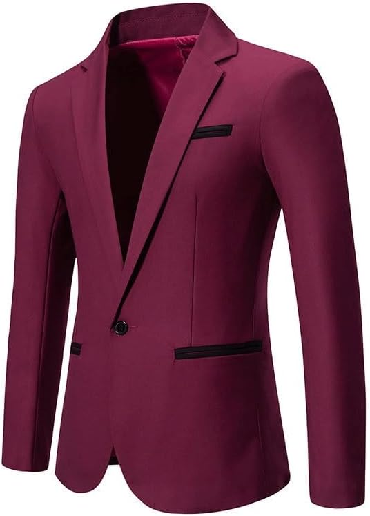 Suit Coat Performance Banquet Man Leisure Business Gentleman Button Decoration Jacket