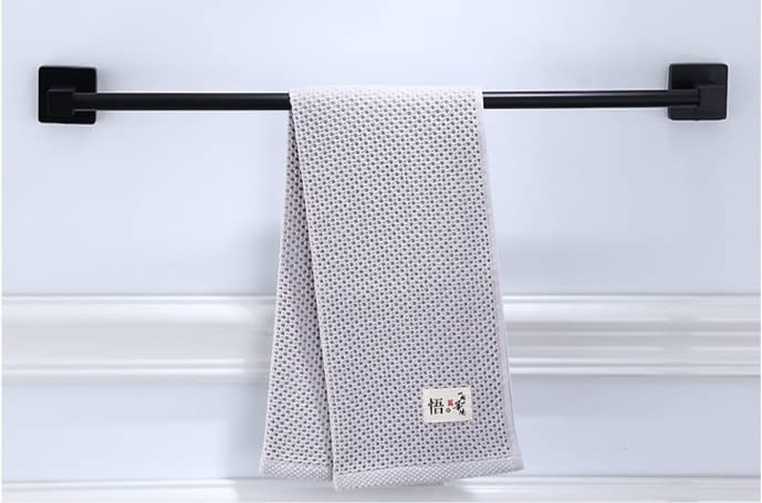 Support serviette mural noir en acier inoxydable 304 antirouille 80cm - 5
