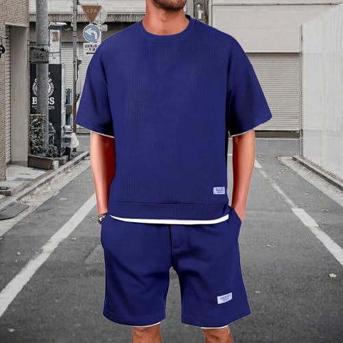 Ensemble de 2 shorts de sport décontractés homme vêtement été