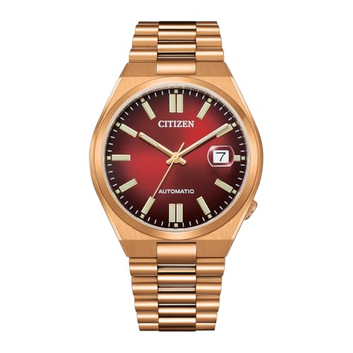 [�V�`�Y��] CITIZEN TSUYOSA Collection AUTOMATIC �������� �����Y �r���v NJ0153-82X �T�t�@�C�A�K���X �o�[�K���f�B�O���f�[�V���� ���[�Y�S�[���h �C�O���f�� [���s�A���i]