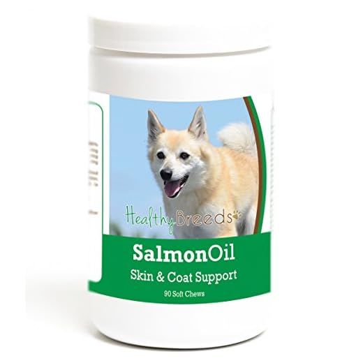 Healthy Breeds Norwegian Buhund Salmon Oil Soft Chews 90 Count