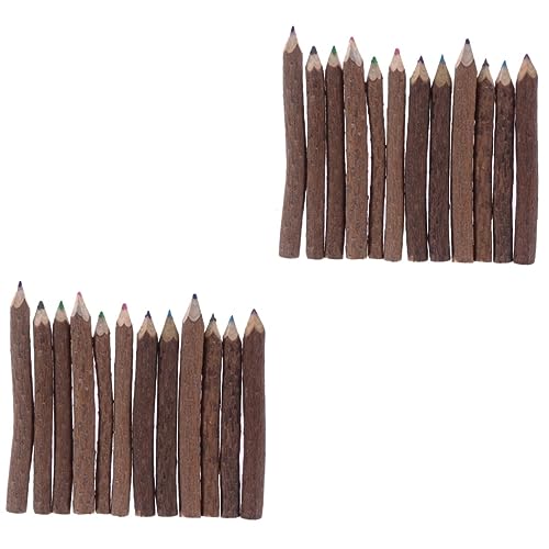 HAPINARY Stk Ast Bleistifte buntstifte set farbstifte set coloured pencils Farbstift Klempner Bleistift Baum e Zweig Buntstifte aus Holzzweigen Hölzern