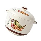 Garneck Japanische Keramik Suppenterrine mit Deckel Dickwandige Schale für Suppe Hitzebeständig...