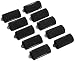 Diane Foam Rollers, Black, 1", 10/bag