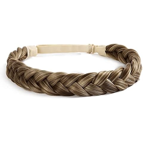 STHEJFB Braid Headband 3 Strands Synthetic Braided 65g Hair Braid Women's Grooming Accessories Cover