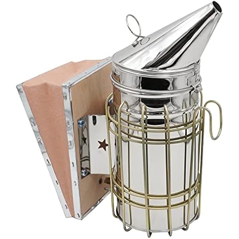 Bee Smoker Beekeeping Smoker Heavy Duty Stainless Steel Bee Hive Smoker Beekeeping Tool for Beekeeping Equipment for Beginners Cover