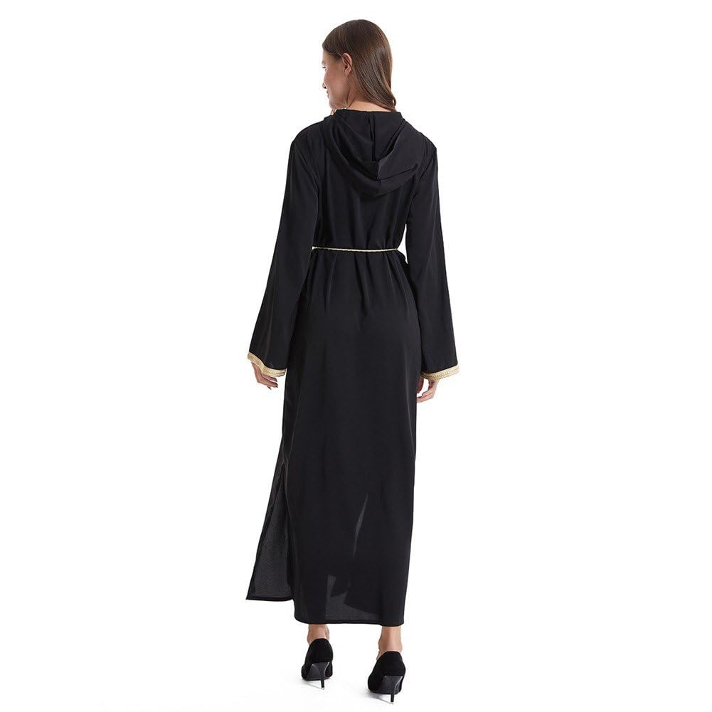 Robe Longue À Capuche Ample À Manches Longues pour Femme