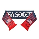 NIZAPT Stars and Stripes 2026 Soccer Fan Scarf USA Pride Supporter Scarf