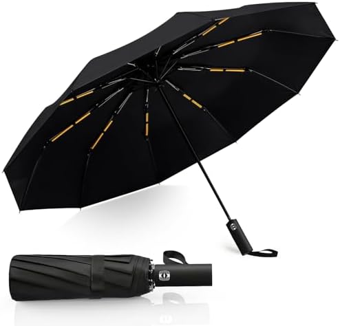 Paraguas de bolso con apertura y cierre automático, resistente a ...
