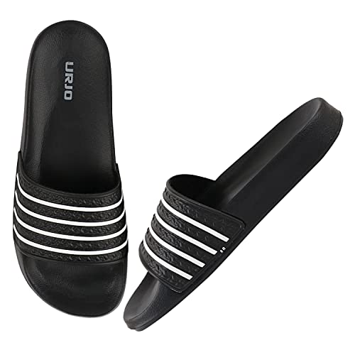 Image of URJO Kids's Sliders /Slippers Lightweight Super Flexible Arch Support Durable Anti Skid & Stylish Dailywear Sliders /Slippers for Boy's & Girl's