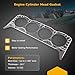 5.7 Engine Head Gasket Set, Cylinder Head Gasket Kit, Compatible with 350 CID Mercruiser Volvo Penta Crusader GM Marine, Replaces# 27-75611A03 27-75611001