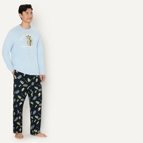 Image of Amazon Essentials Disney | Marvel | Star Wars Men's Flannel Pajama Sleep Sets