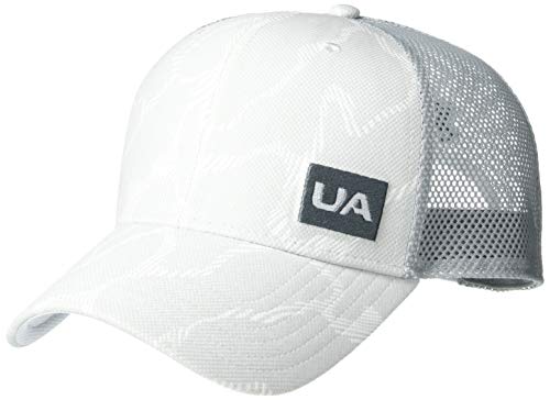 Under Armour Men's Blitzing Trucker 3.0 Cap , Halo Gray (014)/Pitch Gray , One Size Fits All
