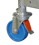 Set von 4 Rollen Krause 714169 Fahrrollensatz 4 Stck., Ø 125 mm