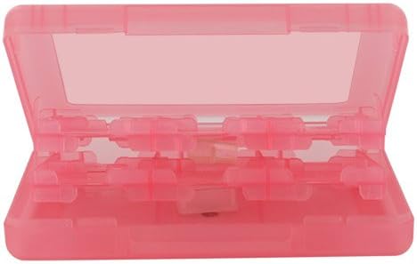 Skque 28 in 1 Game Card Case Box for Nintendo DS Lite,Dsi,3DS-Color in Pink