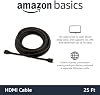 Cable HDMI 2.0 Amazon Basics con Ethernet, 7.6m, 4K@60Hz, Alta Velocidad (18Gbps), 2160p, 48 bit, Compatible con TV/PS5/Xbox/Roku/Blu-ray, Negro 4