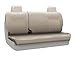 Coverking Rear Custom Fit Seat Cover for Select Honda Civic Models - Genuine Leather (Beige)