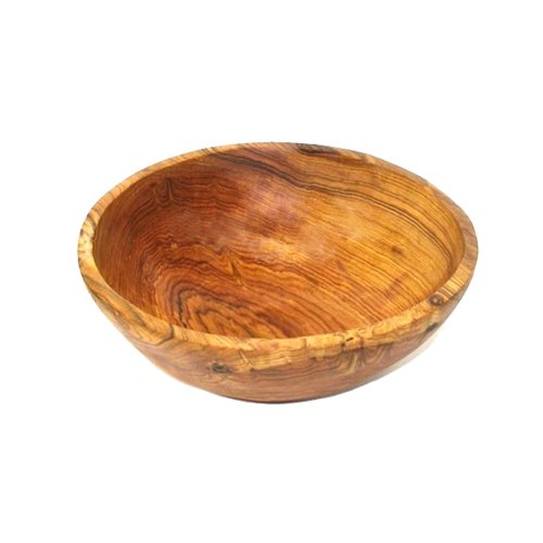 Friendly Trading Cuenco de madera de olivo para ensalada de frutas, 15 cm, comercio justo