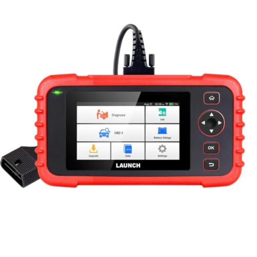 LAUNCH CRP123 V2.0 Obd2 Diagnostikenhet Felkodsskanner, Professionell Bilkodsläsare 4-Systemdiagnoser (Motor SRS at ABS) med 3 återställning (återställning av Styrvinkeln, Gaffeljustering