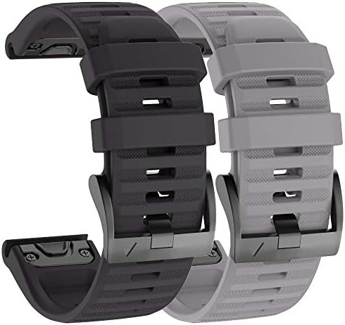 ISABAKE Watch Strap for Fenix 7X / Fenix 6X / Fenix 5X, 26mm QuickFit Replacement Band for Garmin Enduro, Fenix 3, Tactix Bravo