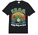 F.R.O.G. Fully Rely On God Peaceful Frog Comfort Colors Adult Heavyweight T-Shirt
