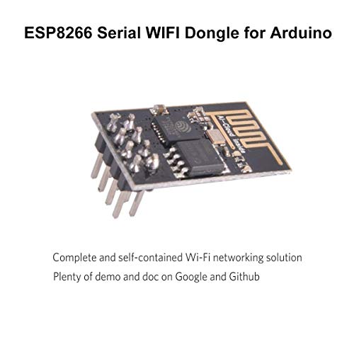 Makerfocus (4Pcs Esp8266 Esp-01 Serial Wireless Wifi Transceiver Receiver Module And ( 5Pcs Esp8266 Esp-01 Adapter Module Compatible With Nrf24L01+ 2.4Ghz Wireless Transceiver Module) #TOP2