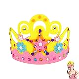 ηMaterial de alta calidad: King Crown Hairband es duradero, duradero y sin olor porque está hecho de tela no tejida de alta calidad. El niño no se sentirá incómodo cuando lo use y no temblará al caminar.